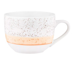 Чашка Ardesto Siena бело-желтая 500 мл