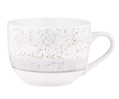 Чашка Ardesto Siena бело-серая 500 мл