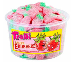 Конфеты желейные Trolli Saure Erdbeeren 1,2 кг