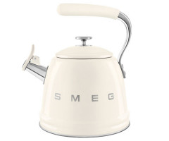 Чайник со свистком SMEG WKF01CR бежевый 2,3 л