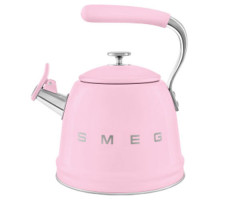 Чайник со свистком SMEG WKF01PK розовый 2,3 л