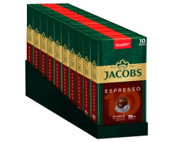 Кофе в капсулах Jacobs Nespresso Espresso 10 Intenso - 10х10 шт