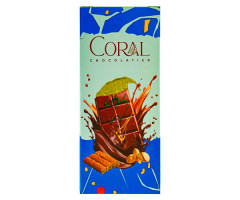 Молочный шоколад Coral Дубайский с фисташкой 100 г
