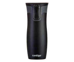 Термокружка Contigo West Loop Autoseal черная 470 мл