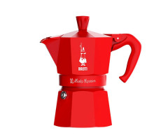 Гейзерная кофеварка Bialetti Moka Express Magico Ricordo Red на 3 чашки 130 мл