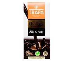 Черный шоколад Trapa 80% без сахара 80 г