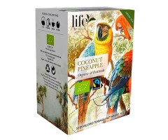 Зеленый чай Life by Follis Кокос-Ананас органический в пакетиках 20х1,8 г