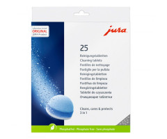 Таблетки для очищення кавомашини від олій та жирів Jura 25 шт - фото-1
