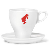 Чашка з блюдцем Джамбо Julius Meinl 190 мл біла - фото-1