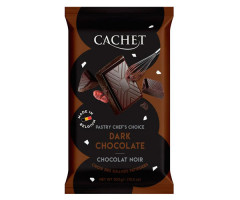 Черный шоколад Cachet 53% какао 300 г