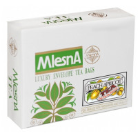 Чорний чай Персик-абрикос у пакетиках Млісна картон 400 г - фото-1 Чорний чай Персик-абрикос у пакетиках Млісна картон 400 г - фото-1
