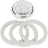 3 ущільнювачі + сито для кавоварок Bialetti на 6 порцій - фото-1