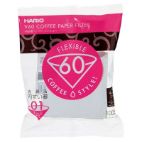 Паперові білі фільтри для пуровера 01 Hario 100 шт (VCF-01-100W) - фото-1 Паперові білі фільтри для пуровера 01 Hario 100 шт (VCF-01-100W) - фото-1