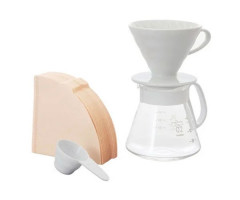 Набір Hario Ceramic 02 для заварювання кави (XVDD-3012W) - фото-1