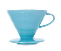 Пуровер Hario кераміка V60 BLUE Model (3VDC-02-BU-UEX) - фото-1