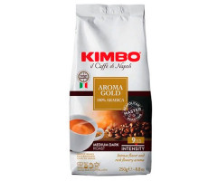 Кава KIMBO Espresso Aroma gold 100% Arabica у зернах 250 г - фото-1