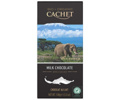 Молочний шоколад Cachet Organic 40% Tanzania origin 100 г - фото-1