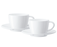 Набір чашок для капучіно Jura 170 мл 2 шт. - фото-1