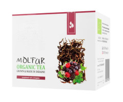 Кіпрійний чай MOL'FAR з ягодами малини, чорниці, брусниці органічний 50 г - фото-1