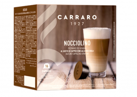 Кава в капсулах Carraro Dolce Gusto Nocciolino Hazelnut cappuccino 16 шт - фото-1