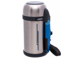 Термос Zojirushi SF-CС13ХA зі складною ручкою+ремішок сталевий 1,3 л - фото-1 Термос Zojirushi SF-CС13ХA зі складною ручкою+ремішок сталевий 1,3 л - фото-1