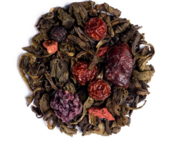 Зелений чай Newby Садові ягоди 250 г - фото-1