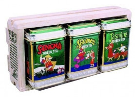 Зелений чай Млісна Набір з 3 видів з/б 75 г - фото-1