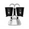 Набор Bialetti Mini Induction гейзерная кофеварка + 2 чашки 100 мл