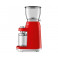 Кофемолка электрическая SMEG CGF11RDEU красная купить