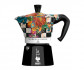 Гейзерная кофеварка Bialetti Moka Express Mackenzie на 3 порции 130 мл