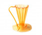 Пуровер CAFEC пластиковый Tritan Flower Dripper DEEP 27 Taizo Gold на 1 чашку