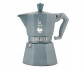 Гейзерная кофеварка Bialetti Moka Exclusive Induction Grey на 6 порций 270 мл