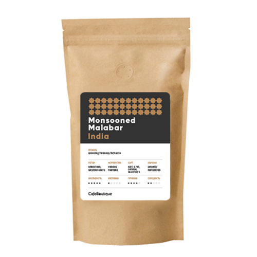 

Кофе CafeBoutique India Monsooned Malabar AA в зернах 1000 г