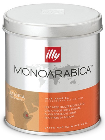 

Кофе Illy Monoarabica Эфиопия молотый 125г
