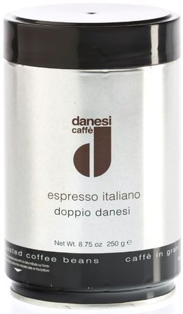 Кофе Danesi Doppio ж/б в зернах 250 г