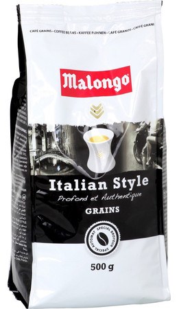 

Кофе Malongo Italian style в зернах 500 г