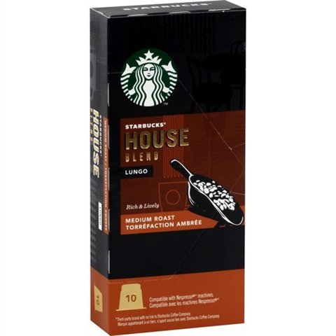 

Кофе в капсулах Starbucks Nespresso House blend 10 шт